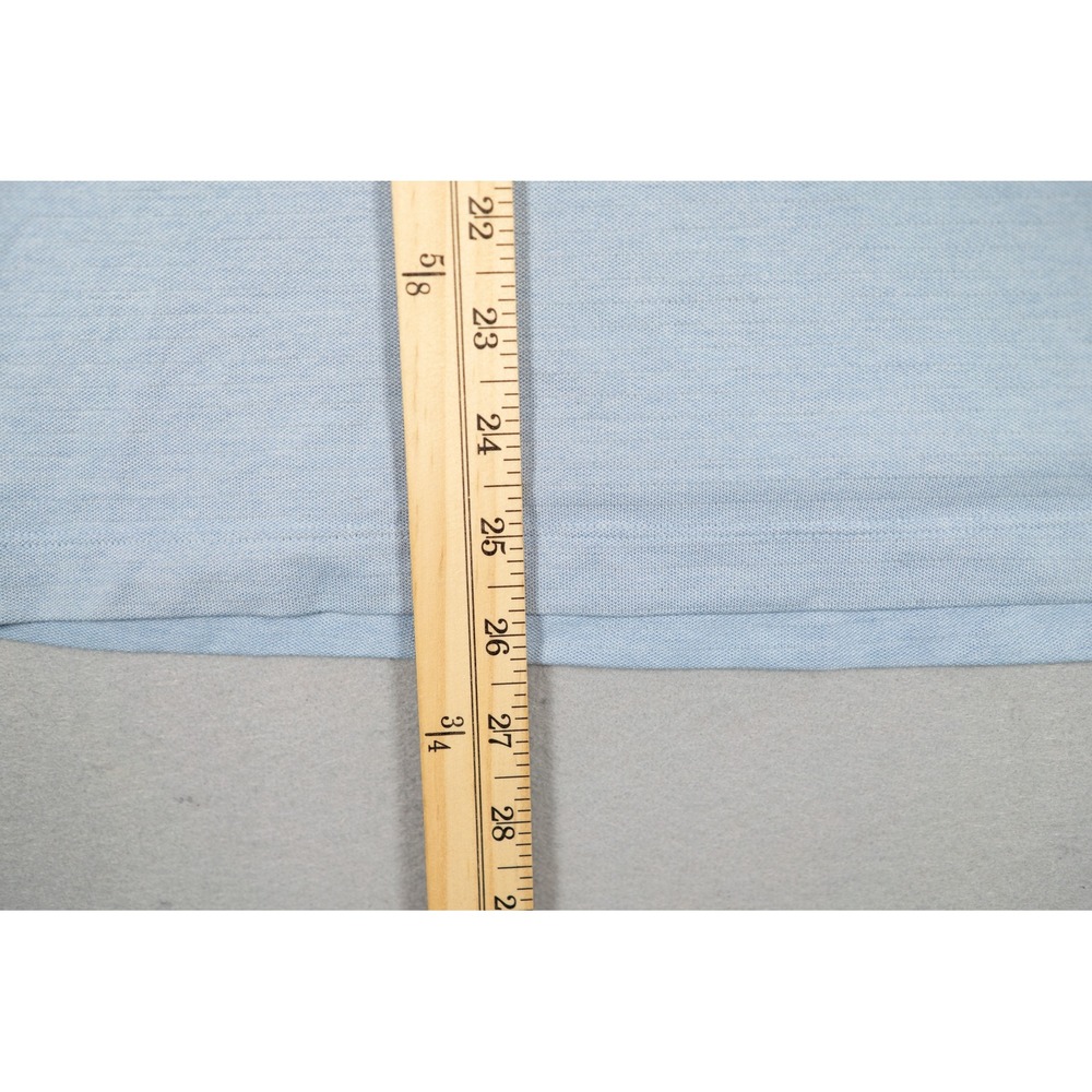 Lululemon Evolution Polo Shirt Mens Light Blue Heathered Short Sleeve Golf Top image 6